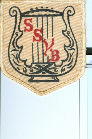 Original patch worn on white tux jacket for Sacramento Symphonic Youth Band 